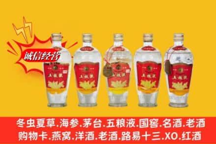 石河子回收老五粮液